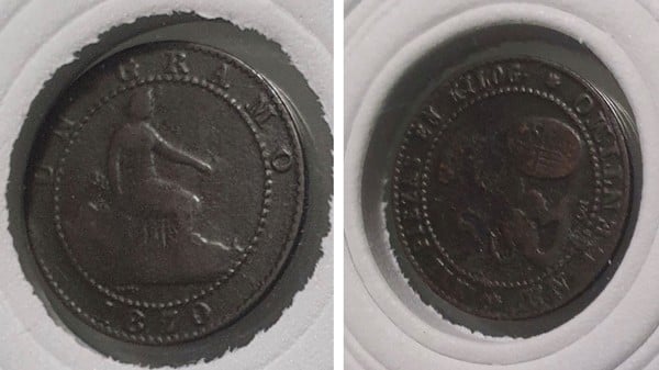 1 centimo 1870