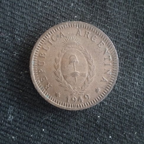 2 centavos 1949 argentina