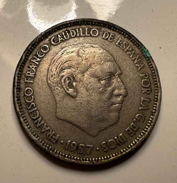 Moneda 25 pesetas 1957