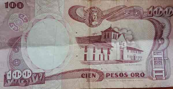 Vendo billete de 100 peso oro de 1991