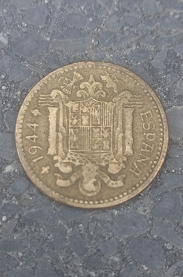 1 peseta año 1944