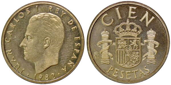 100 pesetas 1982