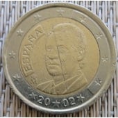 Monedas 2€ España Juan Carlos I 2002