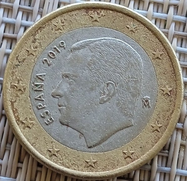 Monedas 1€ España Felipe VI 2019