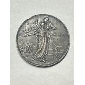 Moneda Italia 1911 10cts Emanuelle III