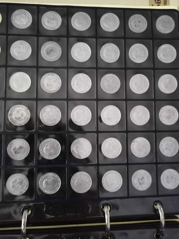 36 monedas 10 céntimos