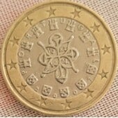 Moneda de 1€ Portugal -Escudo- 2007