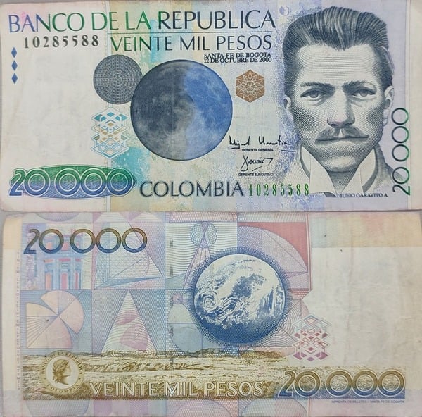 20.000 mil pesos del 12 de octubre del 2000