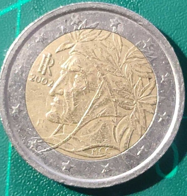 Moneda 2€ Italia 2002