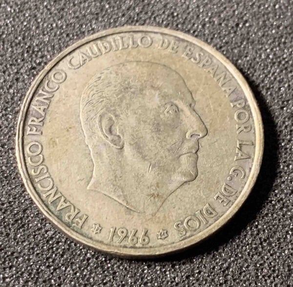 100 PTAS. 1966