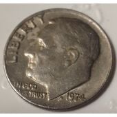 Dime del 1974 de Estados Unidos de América