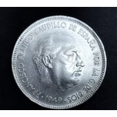 MONEDA DE 5 PESETAS 1949 E-50_ ESTADO ESPAÑOL