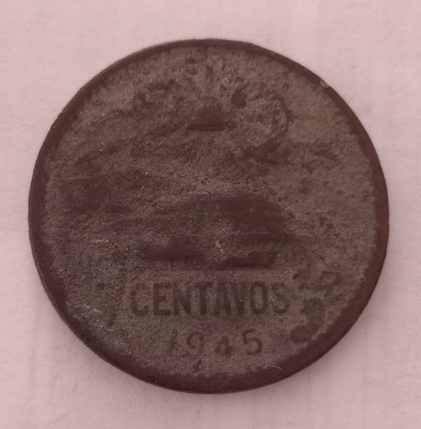 Moneda de 20 Centavos 1945