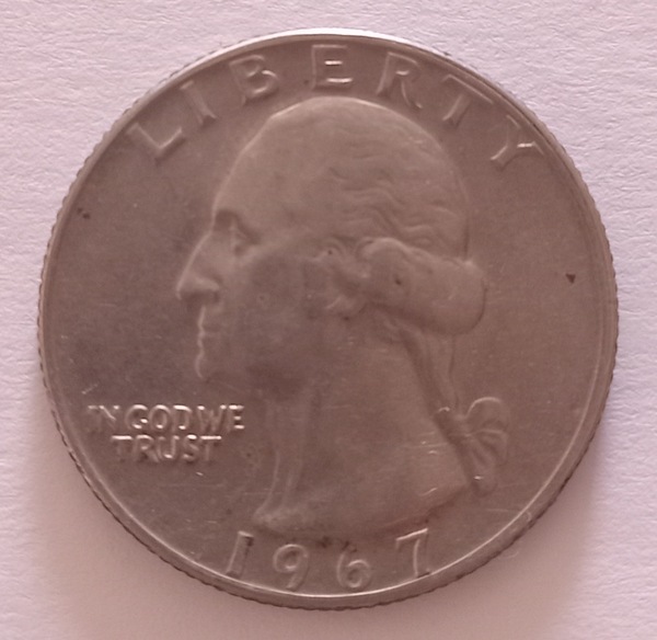 Moneda QUARTER DOLLAR 1967