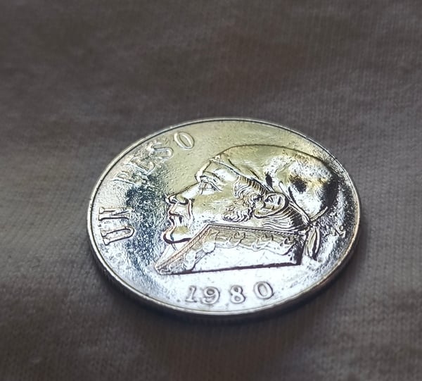 Peso morelos 1980