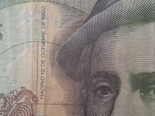 Billete mil pesetas 12/10/1992