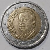2 EUROS 1999 ESTRELLAS DOBLES