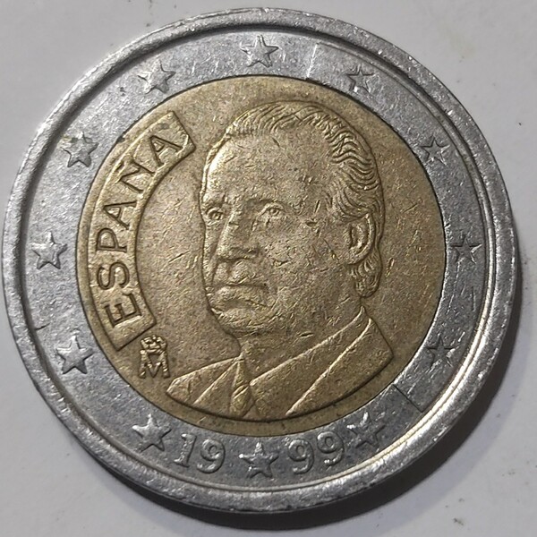 2 EUROS 1999 ESTRELLAS DOBLES