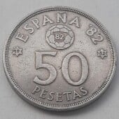 50 Pesetas año 1982