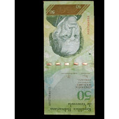 Billete de 50Bolivares Venezolanos