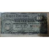 Billete 10 centavos Colombia 1885