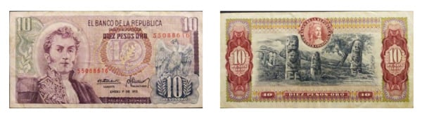 10 Pesos oro