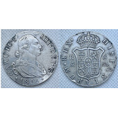 CARLOS IV 1805 8 REALES FA