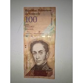 4 Billetes de 100 Bs.
