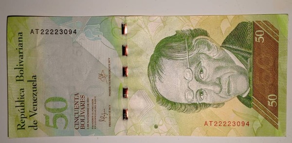 1 Billete de 50 Bs