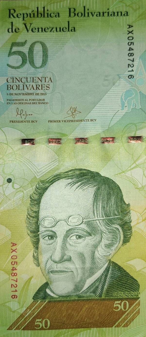 Billete de 50 Bolívares