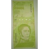 Billete de 20000 bolivares