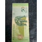 4 Billetes de 50 bolivares año 2015