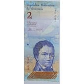 Billete 2 Bs año 2008