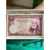 Billete de 50 pesetas