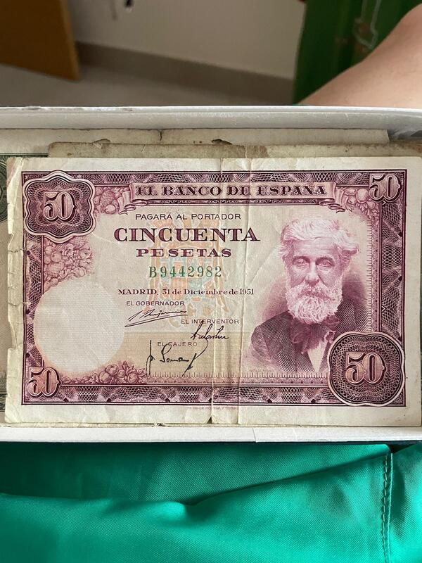 Billete de 50 pesetas