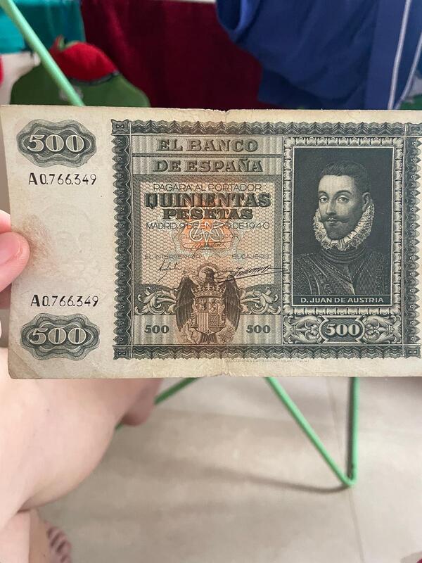 500 Pesetas (Don Juan de Austria) 1940