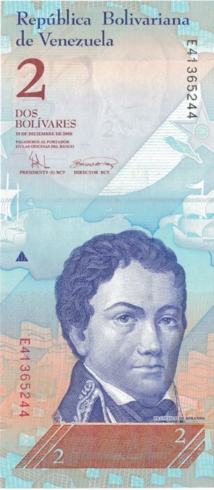 2 BOLÍVARES