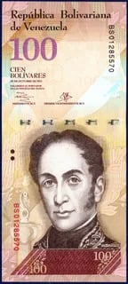 100 BOLÍVARES