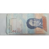 billetes de 2 bolivares 27 de diciembre 2012