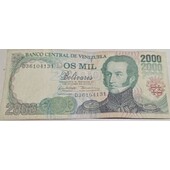 Billetes nacionales Venezuela