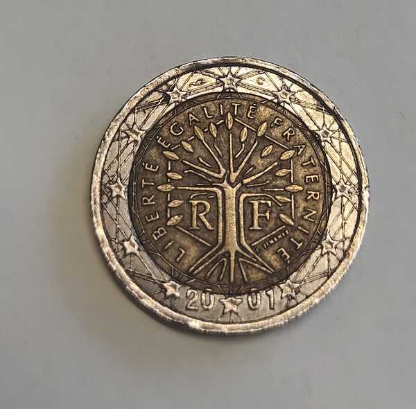 Moeda 2 euros 2001