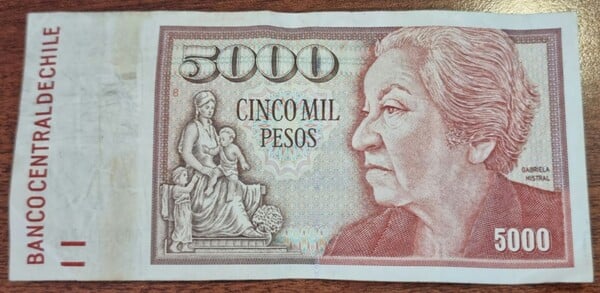 Billete de Chile año 2007