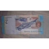 Billete de 2 Bolivares