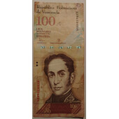 100 bolívares 2015