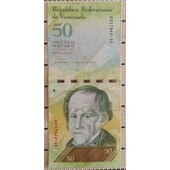 Billete de 50 BS de la República Bolivariana de Venezuela