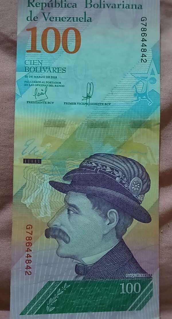 Billete de 100 Bolívares