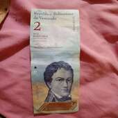 Billete de 2 Bolívares