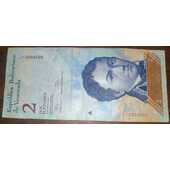 Billete 2 bolivares