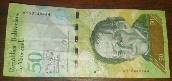 Billete 50 bolivares