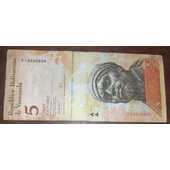 Billete 5 bolivares